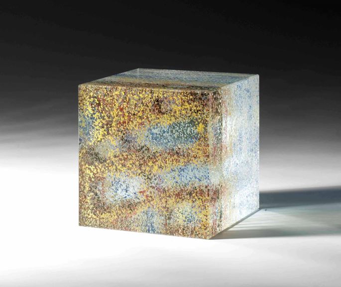 Peter Wechsler - GLASS CUBE Catalogue raisonné glass, no. XIo  | MasterArt